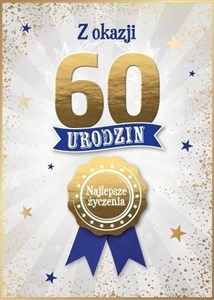 Picture of Karnet Urodziny 60