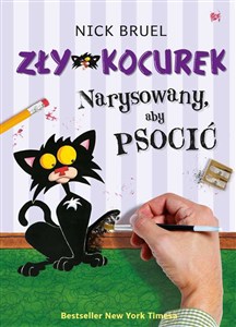 Obrazek Zły Kocurek Narysowany aby psocić