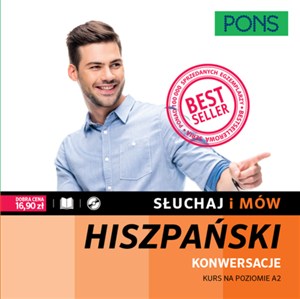 Obrazek Słuchaj i mów Hiszpański konwersacje + CD poziom A2