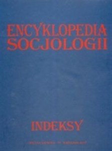 Obrazek Encyklopedia socjologii Indeksy