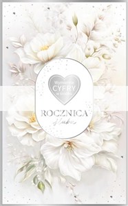 Picture of Karnet Rocznica Ślubu wymienne cyfry