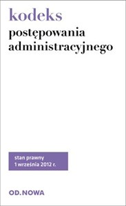 Obrazek Kodeks postępowania administracyjnego