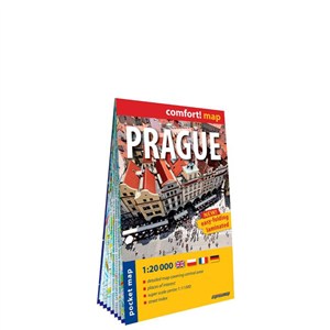 Obrazek Praga (Prague) kieszonkowy laminowany plan miasta 1:20 000