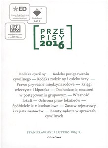 Obrazek Przepisy 2016 Zbiór cywilny