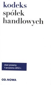 Obrazek Kodeks spółek handlowych