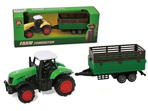 Obrazek Traktor z przyczepą MIX