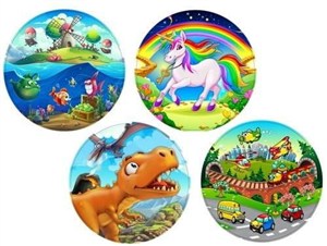 Picture of Piłka gumowa bajkowa MIX