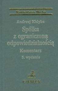 Obrazek Spółka z ograniczoną odpowiedzialnością. Komentarz