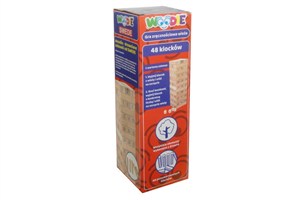 Obrazek Drewniana gra zręcznościowa wieża Woodie