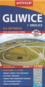 Obrazek Gliwice i okolice dla aktywnych. Mapa w skali 1:50 000