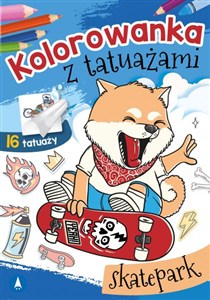 Obrazek Kolorowanka z tatuażami Skatepark