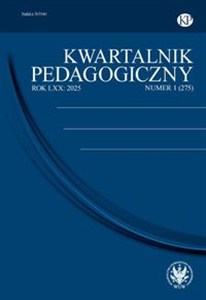 Obrazek Kwartalnik Pedagogiczny 2025/1 (275)