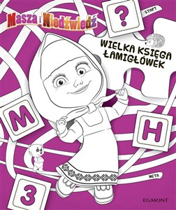 Obrazek Wielka Księga Łamigłówek Masza i Niedźwiedź