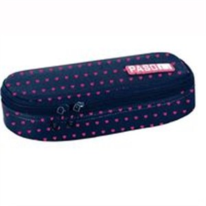 Obrazek Piórnik granatowy w serca