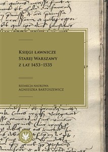 Obrazek Księgi ławnicze Starej Warszawy z lat 1453-1535
