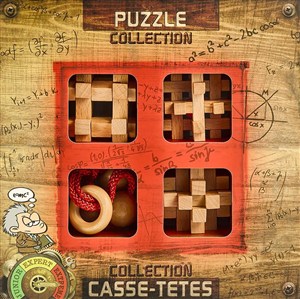 Obrazek Łamigłówki drewniane Extreme 4 szt.