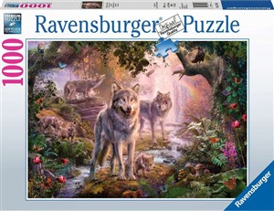 Obrazek Puzzle Wilki w lecie 1000