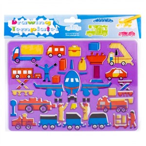 Picture of Szablon plastikowy autka