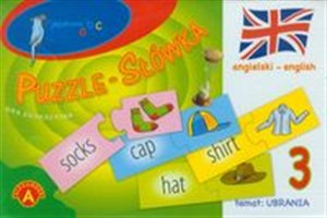 Picture of Puzzle-Słówka 3 temat: ubrania. Gra edukacyjna angielski - english