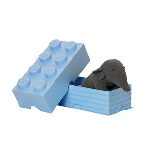 Picture of LEGO(R) pojemnik klocek ósemka błękitny