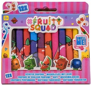 Obrazek Pachnące kredki Fruitysquad 12 kolorów