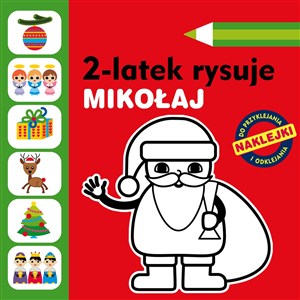 Obrazek 2-latek rysuje Mikołaj