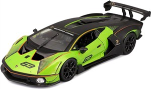 Picture of BBURAGO MODEL LAMBORGHI NI ESSENZA SCV12 - METALLIC GREEN/ BLACK 1:24