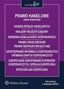 Picture of Prawo handlowe Zbiór przepisów