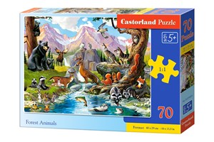 Obrazek Puzzle 70 Forest Animals