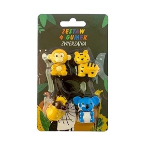 Picture of Zestaw 4 gumek. Zwierzątka