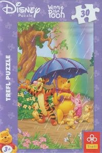 Obrazek Winnie the Pooh Puzzle 30 Po deszczu
