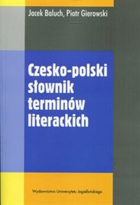 Obrazek Czesko-polski słownik terminów literackich