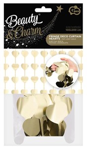 Picture of Kurtyna B&C serca matowa srebrna100x200cm