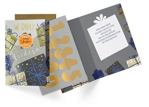 Obrazek Karnet B6 Urodziny (wymienne cyfry)