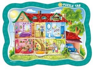 Obrazek Puzzle ramkowe. Mysi domek