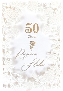 Obrazek Karnet Rocznica Ślubu 50