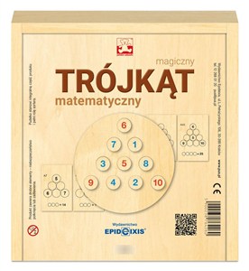 Obrazek Magiczny trójkąt matematyczny w drewnianym pudełku