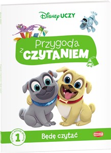 Obrazek Disney Uczy Bingo i Rolly w akcji Przygoda z czytaniem Będę czytać