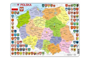 Picture of Układanka Mapa Polska polityczna 70 elementów