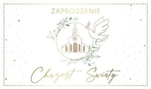 Picture of Zaproszenie Chrzest (10szt)