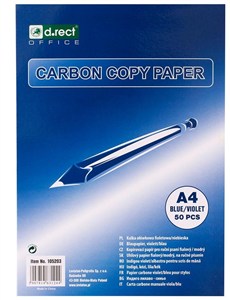 Obrazek Kalka ołówkowa fioletowo/niebieska A4 a'50 D.RECT