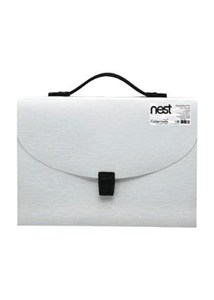 Picture of Teczka harmonijkowa z uchwytem Biała