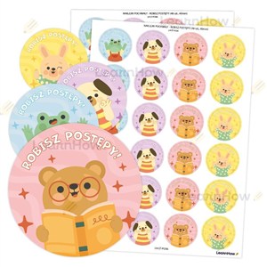 Picture of Naklejki pochwały 40mm 48szt