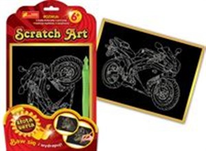 Obrazek Scratch Art Motocykl