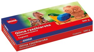 Obrazek Glina samoutwardzalna ceglasta 500g