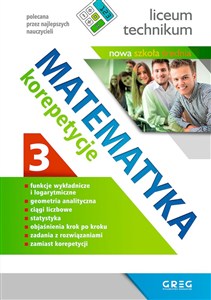 Obrazek Matematyka korepetycje Część 3 Liceum technikum