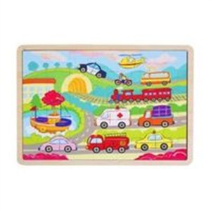 Obrazek Układanka puzzle pojazdy