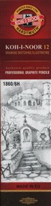 Obrazek Ołówek grafitowy 1860/6H 12 sztuk