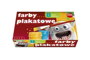 Obrazek Farby plakatowe Mona 8 kolorów