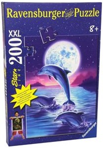 Obrazek Puzzle delfiny świecące 200